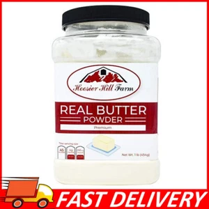 Hoosier Hill Farm Premium Real Butter Powder, GMO-Free, 1 lb - Picture 1 of 6