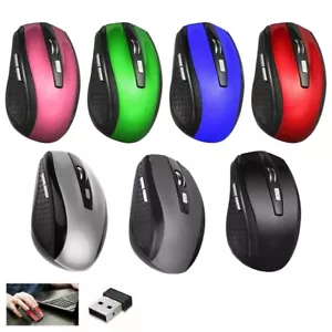 2.4GHz Wireless Optical Mouse Mice & USB Receiver For PC Laptop Computer DPI - Picture 1 of 30