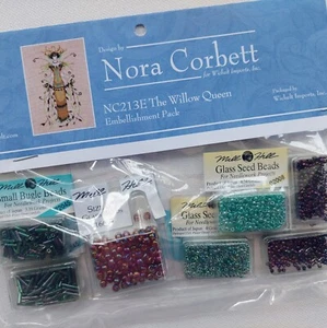Nora Corbett The Willow Queen Beaded Cross Stitch Embellishment Bead Pack - Picture 1 of 6