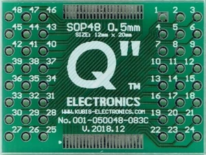 TSOP48 (package 20mm width) 0.50mm(0.02") to 2 x IDC3x8 [AU] - Picture 1 of 1