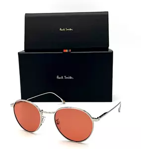 PAUL SMITH 002 Shiny Silver / Pink Orange 51mm Sunglasses - Picture 1 of 4