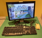 17" Dell E178wfp Lcd Vga Widescreen Monitor Lead/cable Keyboard Mouse Bundle