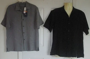NWT Tommy Bahama 100% Silk Rio Fronds S/S Button Up Camp Shirt Vrs Colors & Szs - Picture 1 of 11