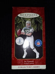 1997 Hallmark Keepsake Ornament NFL Football New York Jets Joe Namath sealed - Picture 1 of 1