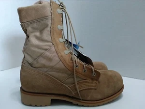 NUEVO CON ETIQUETAS 5.5 Mujeres Belleville Puntera de Acero Botas Clima Caliente Militar Desierto Tostado 7.5 Hombres - Imagen 1 de 12