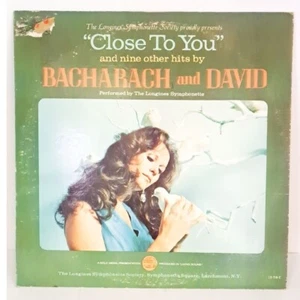 Longines Symphonette Close To You Bacharach & David Vinyl Record LP - Imagen 1 de 7