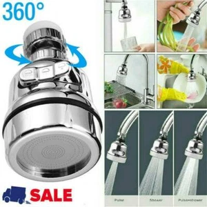 360° Degree Rotating Faucet Movable Kitchen Tap Head Water Saving Nozzle Sprayer - Picture 1 of 11