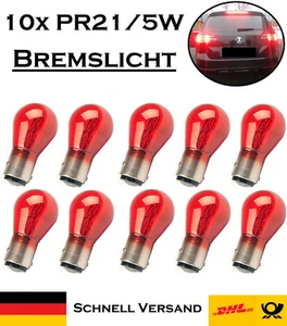 10x Jurmann Trade PR21/5W 12V BAW15d Original Bremslicht Ersatz Halogen Lampe - Bild 1 von 5