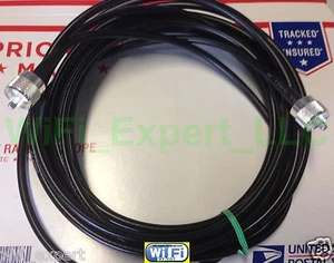 TIMES MICROWAVE ® 9 Feet LMR240UF Antenna Jumper Coax Cable PL259 Connector USA - Picture 1 of 5