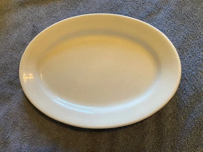 Royal Ironstone Alflred Meakin - England - 11" Platter -  White - Oval - EC - Image 1 of 3