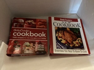 2-Betty Crocker Cookbooks Spiral Bound: 5 -Ring. New Cookbook & 1500 recipes - Foto 1 di 24