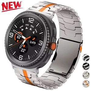 Titanium Metal Watch Band For Samsung Galaxy Watch 8/8 Classic Replacement Strap - Picture 1 of 40