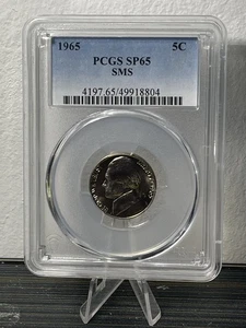 1965 Jefferson Nickel PCGS SP65 SMS Special Mint Set - Picture 1 of 4
