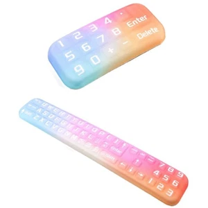 Non-Slip Wrist Support Soft Memory Foam Fashion Keyboard Mouse Pad - Picture 1 of 10