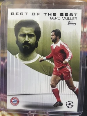 GERD MULLER 2024-25 Topps Chrome UCC #BOTB-6 Best Of The Best BAYERN MUNICH - Image 1 of 2