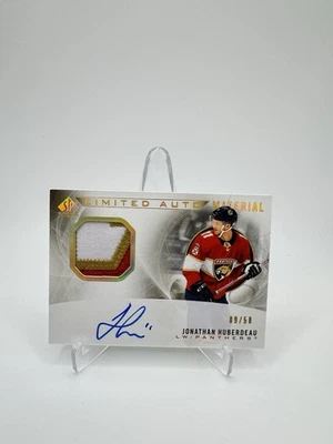 2020-21 Sp Authentic Jonathan Huberdeau Limited Patch Auto /50. Flames 🔥 - Image 1 of 2