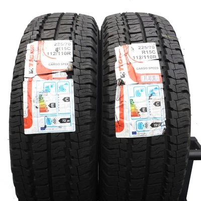 225 70 15C 2x TIGAR 225/70 R15C 112/110R Cargo Pneus D'Été 2019 COMPLET - Photo 1/4