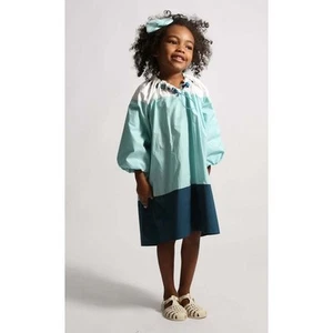 NWT Tia Cibani Pia Cinched Smock Dress Bay Mix Girl's Size 7/8 - Picture 1 of 16