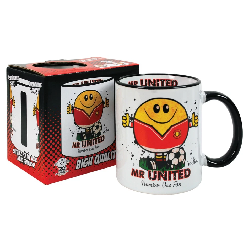 Manchester United Mug for Supporter Fan Present Gift Idea Boxed Cup Man Utd - Image 1 of 4