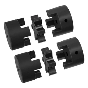 2Sets Flexible 3Pcs Coupling Coupler and Rubber  Jaw Coupling for Wood4112 - Bild 1 von 8
