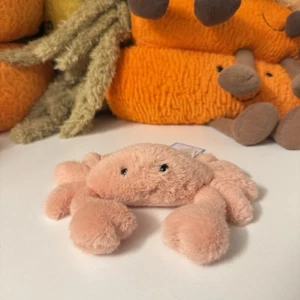 Juguete de Peluche Jellycat CANGREJO ESPONJOSO NUEVO CON ETIQUETAS Océano Mar Criatura Rosa Mini Bolsillo Amigo - Imagen 1 de 4