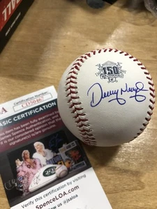 Denny Neagle auto firmata 150° anniversario palla OMLB CINCINNATI REDS JSA - Foto 1 di 3