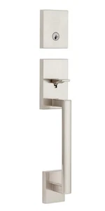 Kwikset 818SCELIP-S San Clemente Single Cylinder Keyed Entry - Nickel - Picture 1 of 7