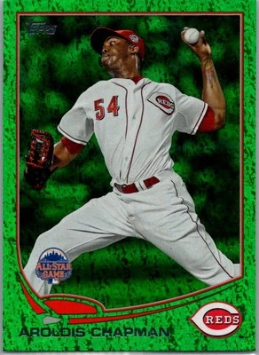 2013 Topps Update #US286 Aroldis Chapman Emerald - Image 1 of 2