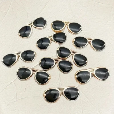 Dollhouse Sunglasses For Little Dolls - Figures 1/12 Scale No Earhooks Set of 4 - Image 1 of 4