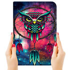 ( For Ipad Mini 1 2 3 4 5 ) Flip Case Cover Pb23547 Dream Catcher Owl
