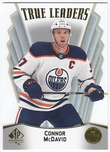 2021-22 Upper Deck SP Authentic True Leaders CONNOR McDAVID #TL-1 Edmonton UD - Picture 1 of 1
