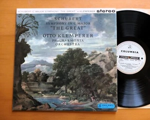 SAX 2397 ED1 Schubert Symphony 9 The Great Klemperer Columbia 1st B/S EX - Picture 1 of 5