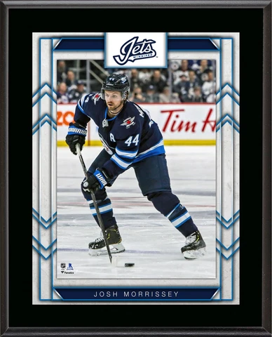 Josh Morrissey Winnipeg Jets 10.5" x 13" Sublimated Player Plaque Cover