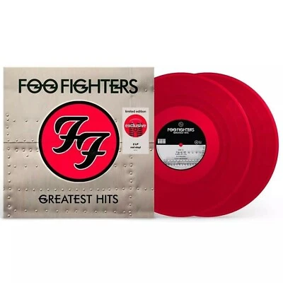 FOO FIGHTERS GREATEST HITS VINYL LP RECORD RED COLOURED 2x 12" GATEFOLD SEALED - Image 1 of 3
