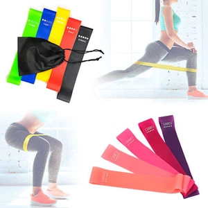 Juego de 5 bandas de resistencia cintas de fitness cinta de gimnasia cinta de látex expansor deportivo - Imagen 1 de 10