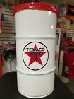 TEXACO STAR  40S 50S 60S VINTAGE STYLE 16 GALLON COLD ROLLED STEEL TRASH CAN
