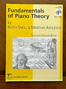 Fundamentals of Piano Theory - Level 9 by Keith Snell & Martha Ashleigh 1999 - Picture 1 of 5