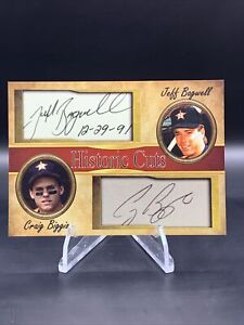 Jeff Bagwell - Craig Biggio | Historic Cuts | Facsimile Autograph - Astros
