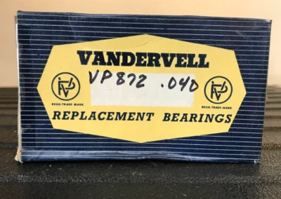 Комплект основных подшипников двигателя Vandervell - VP872 040 -для Ford/Mercury Falcon и других - Изображение 1 из 4