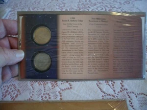 2000 FIRST DAY COVER 1999 SUSAN B ANTHONY AND SACAGAWEA- SEALED - Picture 1 of 3
