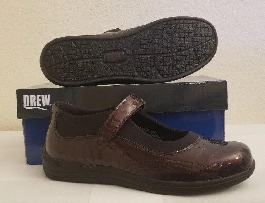 Drew Rose Brown Croc Women's Size 11 Narrow - Image 1 of 1