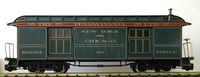 BACHMANN G SCALE BAGGAGE CAR #97490  NY AND CHICAGO w/ METAL WHEELS - Image 1 of 4
