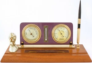 Ft Erie Rennbahn Uhr & Stift um 1964 Desktop Präsentation Trophäe - Bild 1 von 1