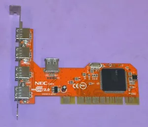SYBA 5 Port USB 2.0 Card , PCI, PC Only *Used* SD-V2-SU-G - Picture 1 of 3