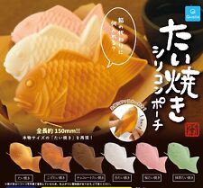 Qualia Taiyaki silicone pouch All 6 Types Japan Cute Present