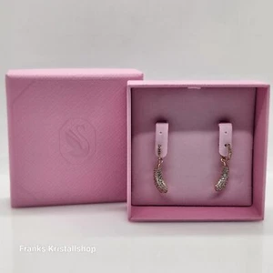 Swarovski Nice Drop Ohrhänger Feder Ohrringe Weiß, Roségoldlegierung 5663486 - Bild 1 von 7