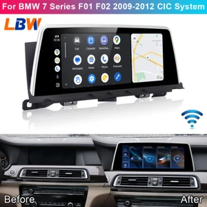 Para BMW Serie 7 F01 F02 2009-12 Sistema CIC Estéreo Navegación Coche Linux Pantalla 10.25"" - Imagen 1 de 12