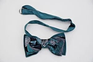Vintage Bow Tie Mens Retro Dickie 1980s-1990s Abstract Design - Picture 1 of 4