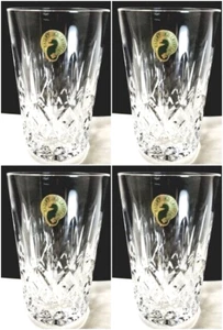Waterford Lismore 12 oz gobelet 4 quatre verres en boîte avec étiquettes # 6003182100 - Photo 1/3