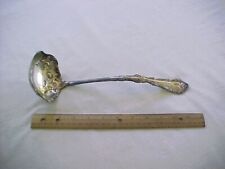 Large Punch Bowl Soup Ladle Wm Rogers & Son Silver Plate Plymouth